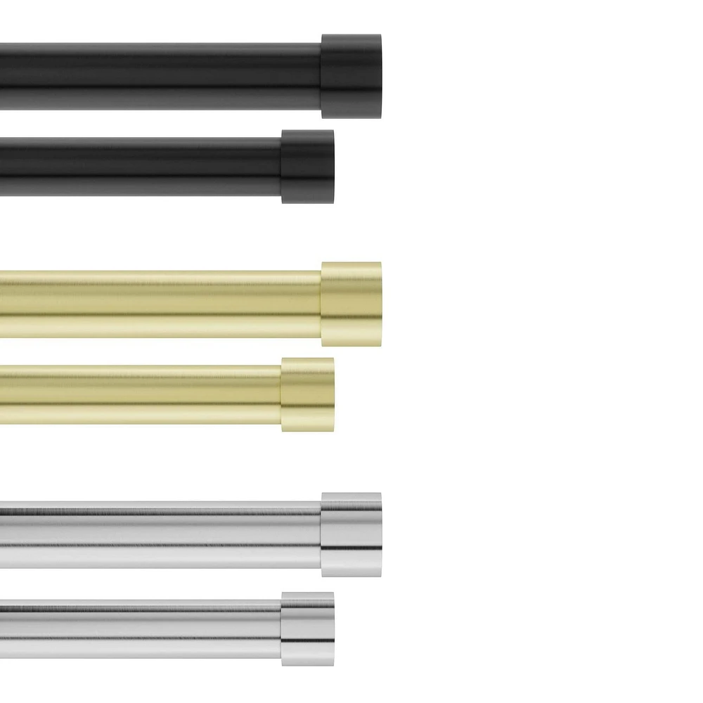 Umbra Double tringle à rideaux Cappa 120-180"