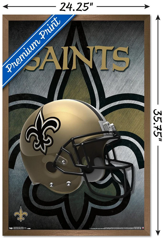 NFL New Orleans Saints - Helmet 16 Wall Poster, 22.375" x 34"