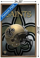 NFL New Orleans Saints - Helmet 16 Wall Poster, 22.375" x 34"