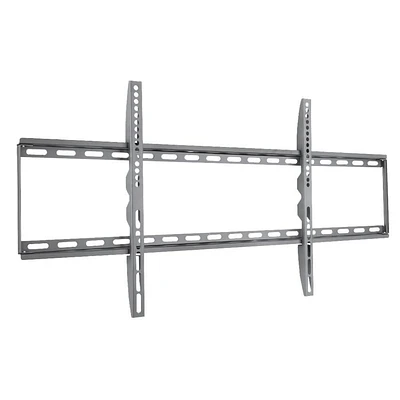 Techly 42" to 80" Slim Fixed LCD/LED TV Wall Mount - VESA up to 800x400 mm - Holds up to 60 kg - Black