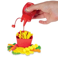 Play-Doh Kitchen Creations, jouet Friterie pour enfants avec pâte Play-Doh Drizzle et 5 couleurs de pâte à modeler atoxique, dès 3 ans À partir de 3 ans