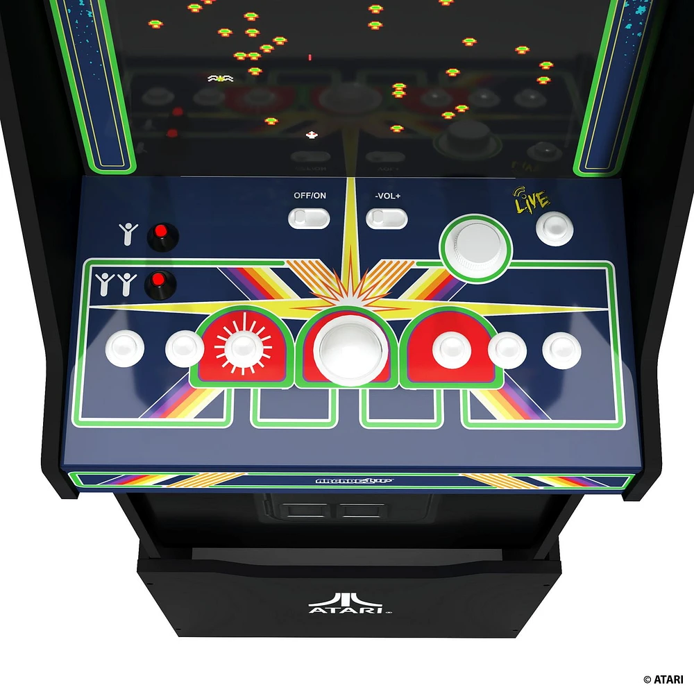 Arcade1UP Atari Legacy Arcade Game Centipede Edition avec Riser