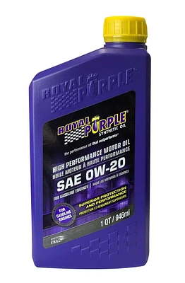 Royal Purple High Performance Motor Oil - SAE 0W-20 (946ml)