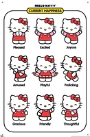 Hello Kitty - Current Happiness Wall Poster, 22.375" x 34"