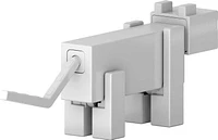 Minecraft Créer-Un-Bloc Chat Blanc Figurine