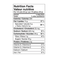 Gâteau marbré Deep’n Deliciousᴹᴰ McCainᴹᴰ, Fabriqué au Canada à partir d'ingrédients canadiens et importés 510g