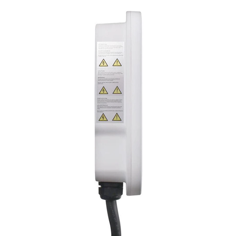 80 Amp Level 2 Electric Vehicle Charging Station with Wi-Fi in White