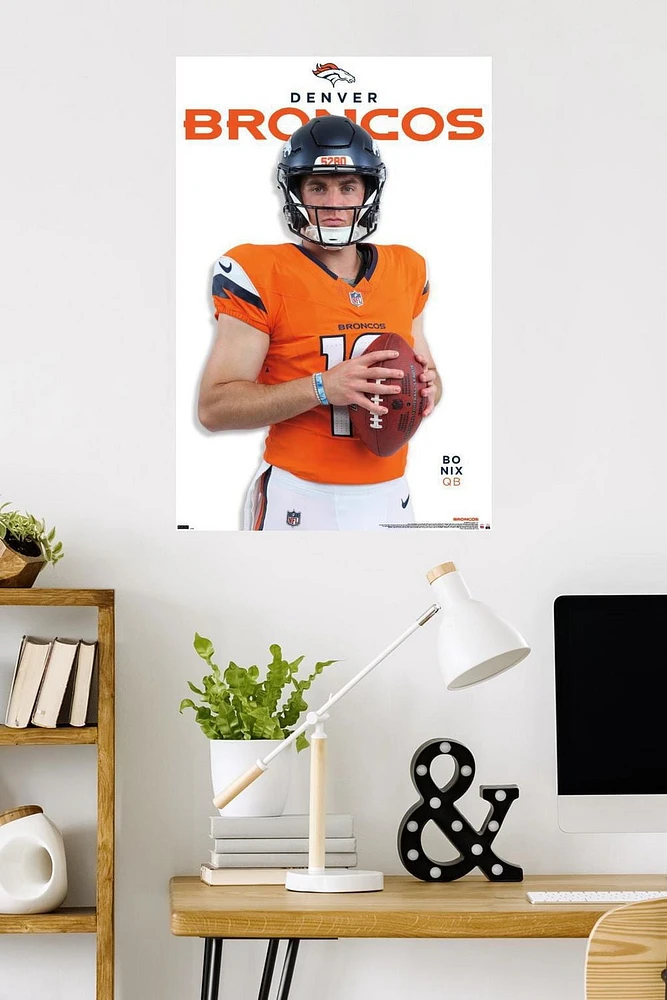 NFL Denver Broncos - Bo Nix Feature Series 24 Wall Poster, 22.375" x 34"