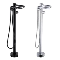 Robinet de baignoire autoportant CLAUDIA d'akuaplus® avec douche à main.