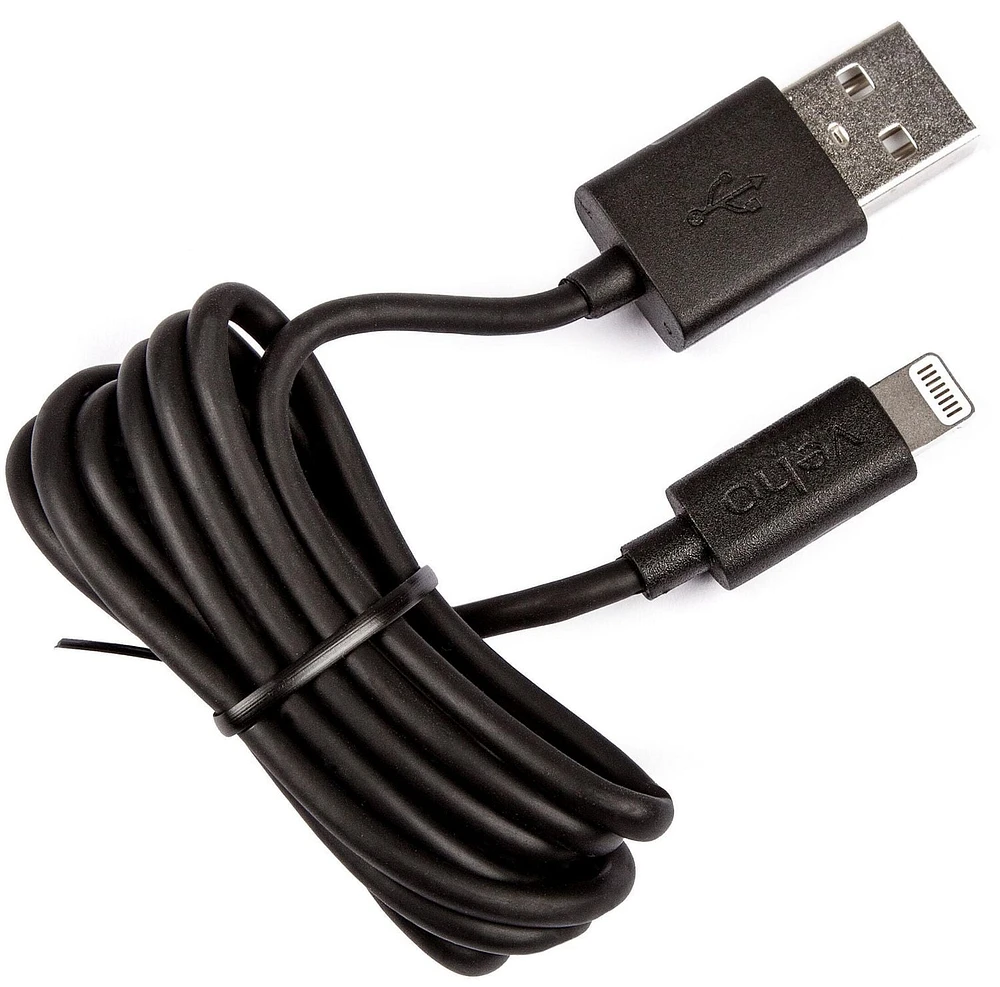 Câble de charge et de synchronisation Pebble ™de Veho certifié MFi Lightning vers USB,  - 3.3pi - Noir