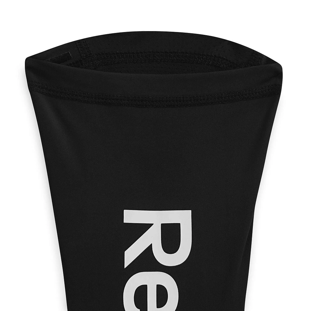 Reebok Delta ACTIVCHILL Compression Arm Sleeves, Black, L/XL, Set of 2, ACTIVCHILL Tech keeps you cool and dry