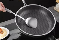 Verka 3-Ply Stainless Steel Fry Pan 26 cm with Non Stick Coating - ETCHING