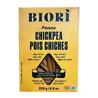 Biori 100% Organic Gluten Free Chickpea Penne Rigate 250g, 100% Organic Gluten Free Chickpea Pasta