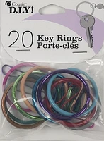 20 ct Key Rings, Key Rings