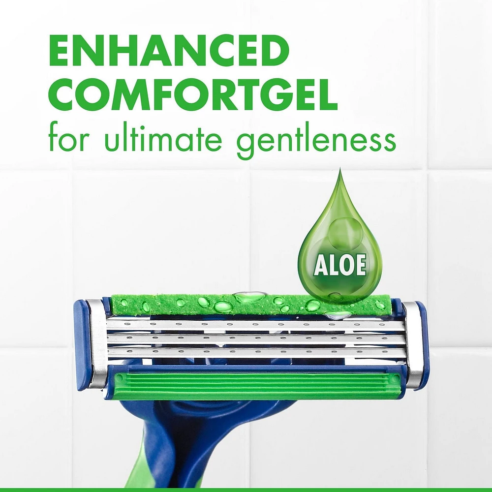 Sensor3 Sensitive Men's Disposable Razor, 12 Razors, 12CT