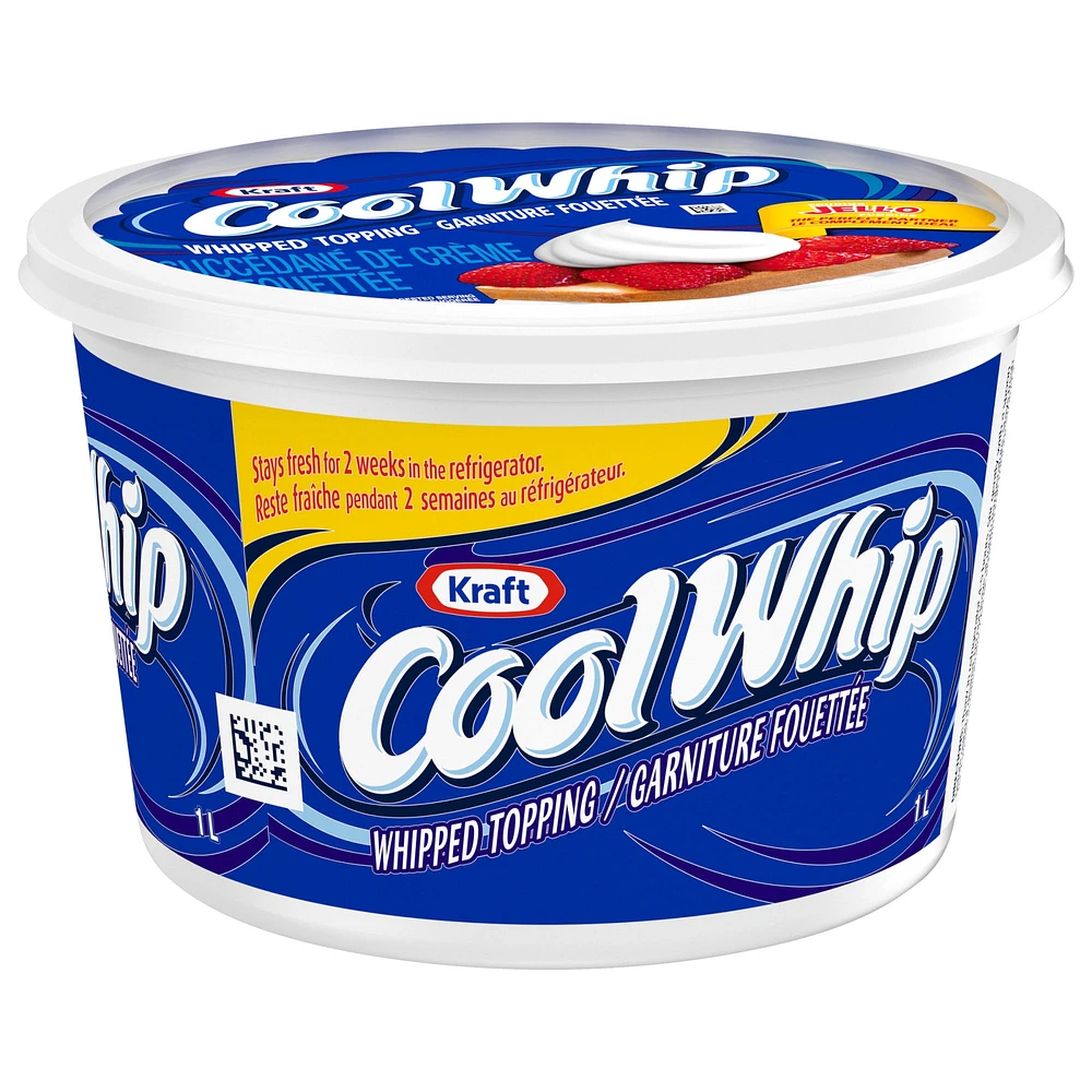 Cool Whip Original Frozen Whipped Topping, 1 L Tub, 1L