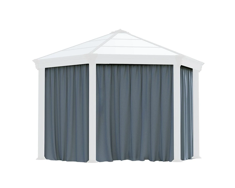 CANOPIA by PALRAM Shade Curtains Kit for Roma Gazebo