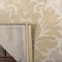 Safavieh Courtyard Jennifer Damask Outdoor Area Rug