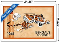 NFL Cincinnati Bengals - Retro Logo 14 Wall Poster