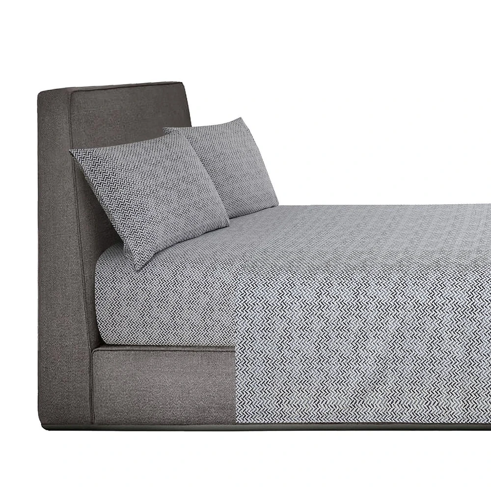 Mainstays 250 Thread Count Wrinkle Resistant Sheet Set – Printed, Twin, Double, Queen, King