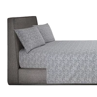 Mainstays 250 Thread Count Wrinkle Resistant Sheet Set – Printed, Twin, Double, Queen, King