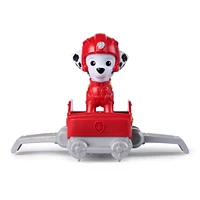 PAW Patrol: Action Pups Marshall Action Figure & Hoverboard Airplane Toy with Foldable Wings, Kids Toys for Boys & Girls Ages 3 and up