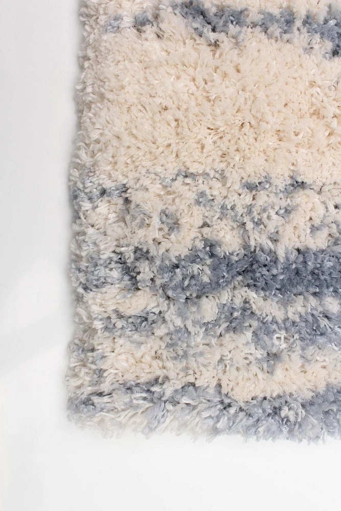 ECARPET Tapis Frise Contemporain pour Salon, Chambre à Coucher, Collection Sia Ultra Douce et Pelucheuse