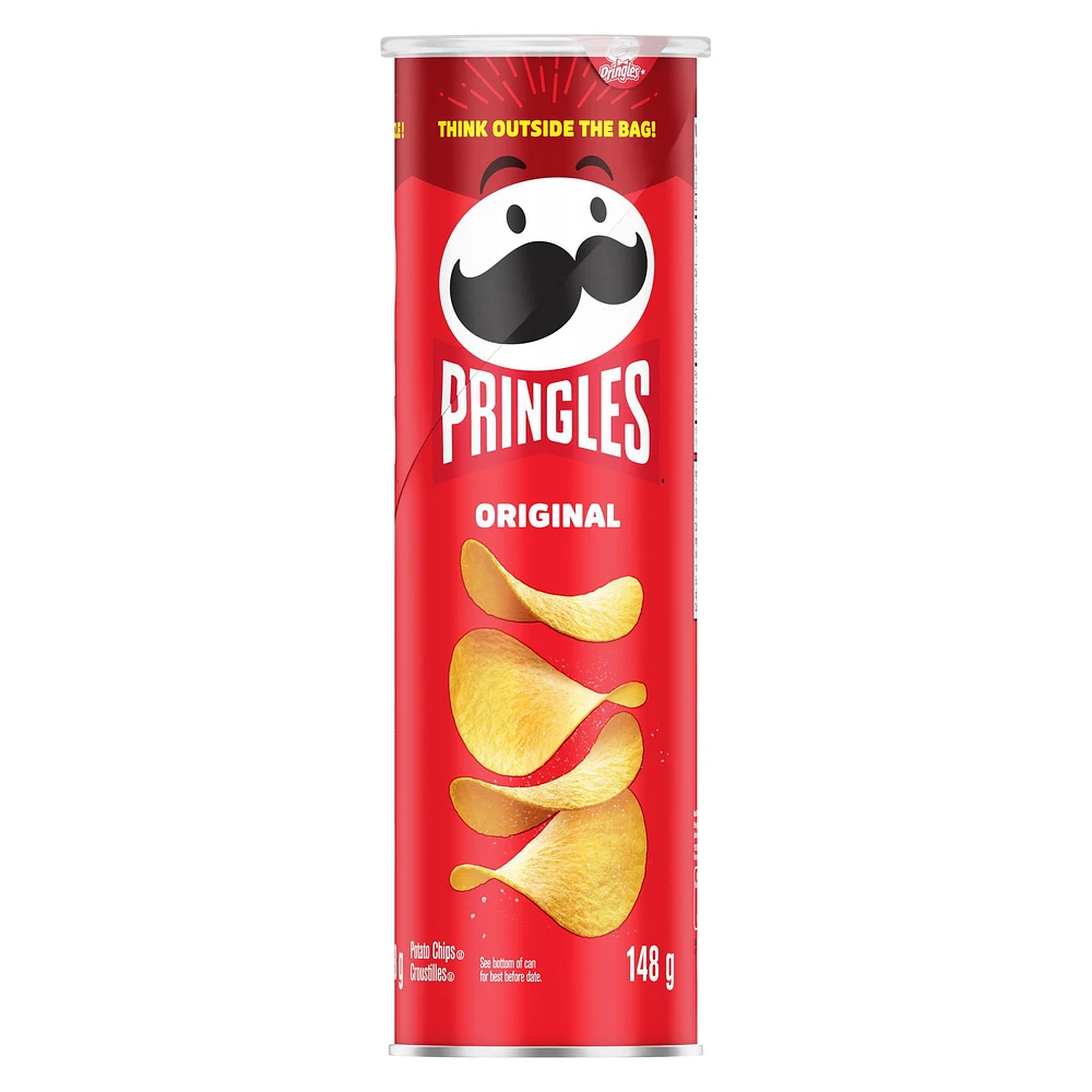 Pringles Original Potato Chips 148 G, 148g