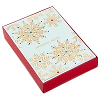 Boîte de 18 cartes de Noël Image Arts (Flocons de neige élégants)