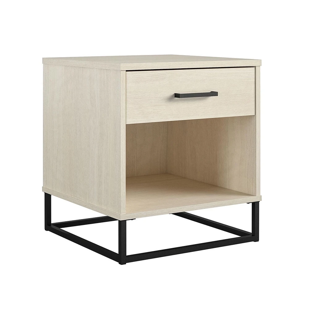 Table de nuit Novogratz Kelly, Chêne ivoire