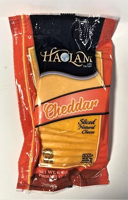 Haolam Colored Cheddar Sliced Natural Cheese, Colored Cheddar