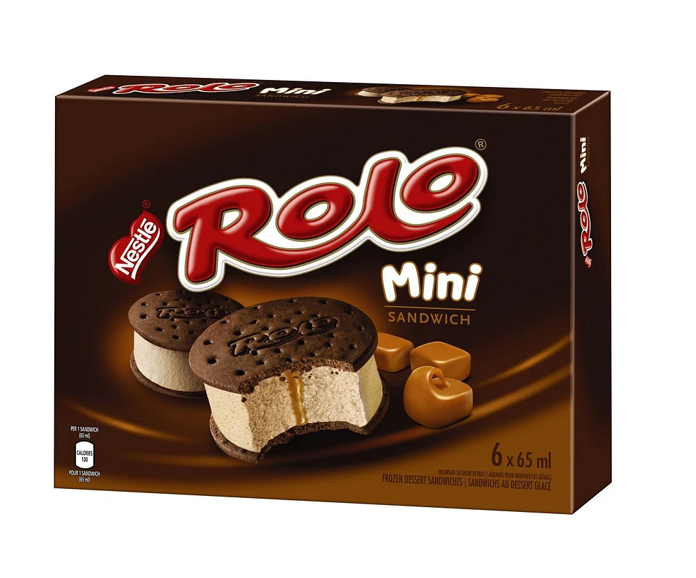 Nestle ROLO® Mini Frozen Dessert Sandwichs