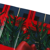 Holiday Time, Christmas Plaid Bowknot Tablecloth, 108in x 54in