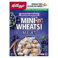 Kellogg's Mini-Wheats Cereal, Blueberry Flavour 439 g, Special Edition