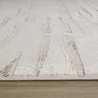 Tapis Branch Astra Tapis d'intérieur moderne, beige crème, abstrait - Salon, chambre, salle à manger et cuisine