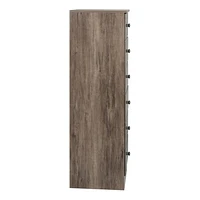 Prepac Astrid 6-Drawer Tall Chest, Drifted Gray