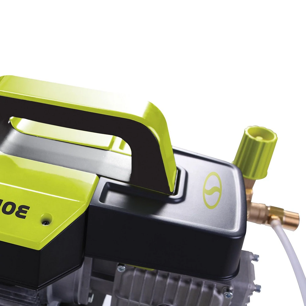 Sun Joe SPX9005-PRO Nettoyeur haute pression à vilebrequin à entraînement direct électrique à eau froide de la série commerciale, moteur à induction sans balais de 2,15 HP, 120 V, support mural, cage