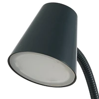 Lampe de bureau DEL gris foncé avec port USB, Mainstays