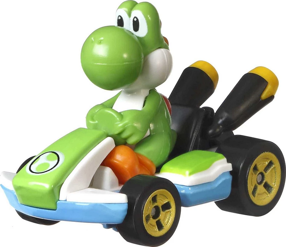 Mini-véhicule Yoshi Hot Wheels à l’échelle 1:64 inspirés de Mario Kart