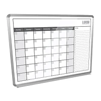 Luxor Calendrier Mensuel Magnétique 48" x 36"
