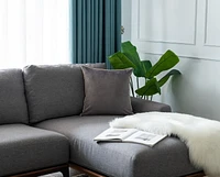 Gouchee Home Solid Velvet Coussin