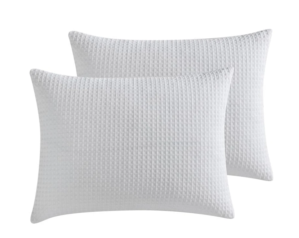 Hometrends 3 Piece Waffle Comforter Set, Available in Double/Queen,King