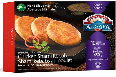 Shami Kebab au poulet cru Al Safa Halal
