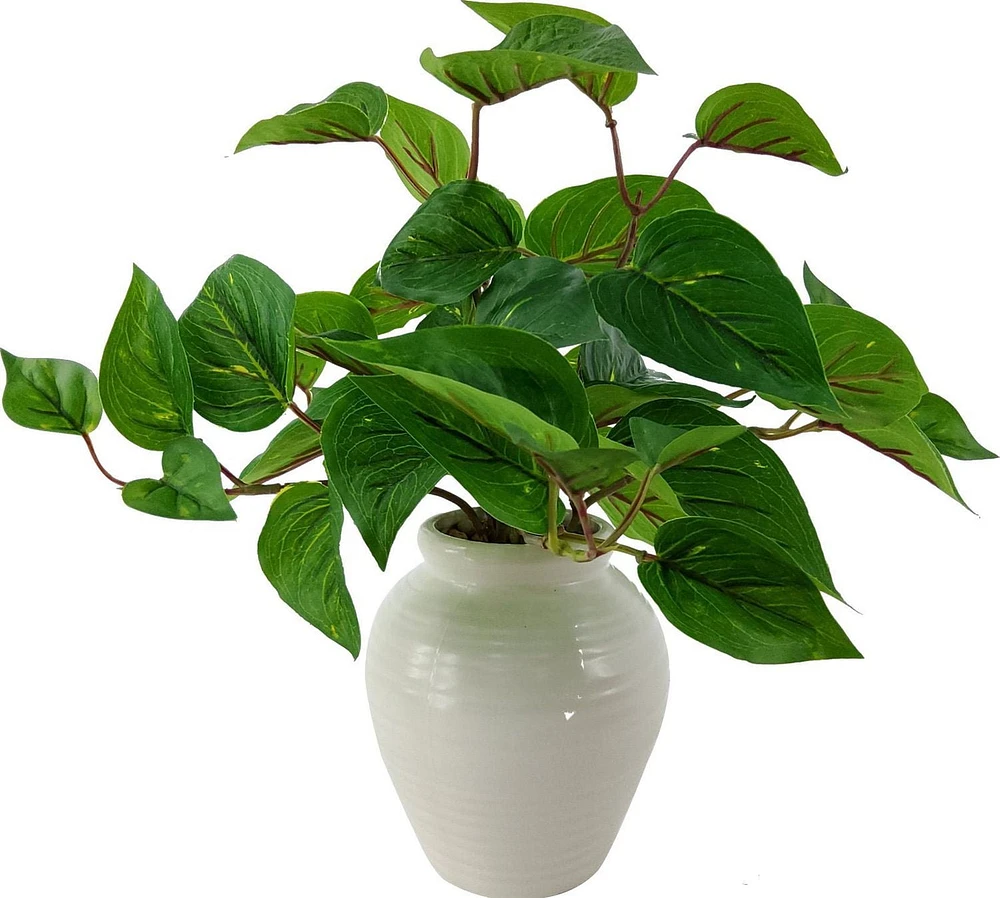 Mainstays intérieur Pothos doré artificiel en pot, couleur verte, hauteur assemblée: 33cm Piliers Pothos doré en pot