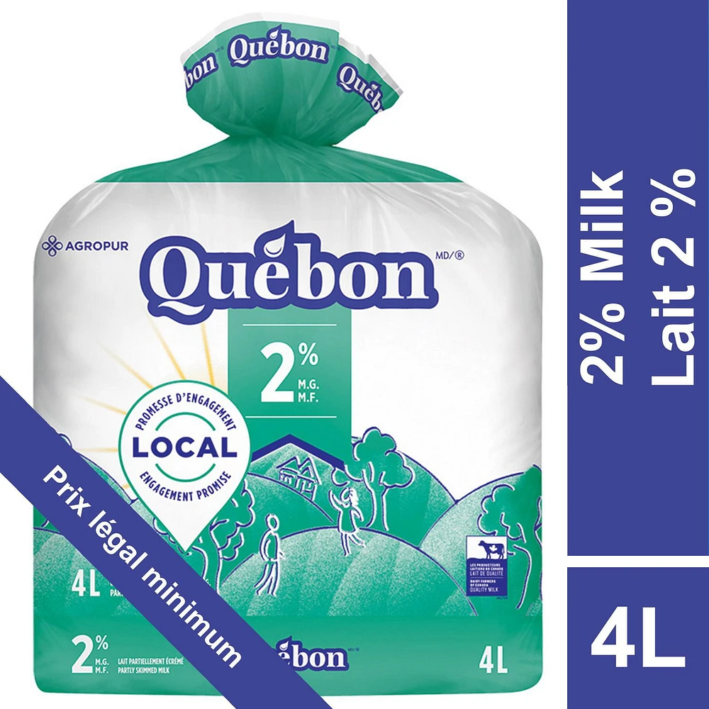 Québon Partly Skimmed 2% Milk