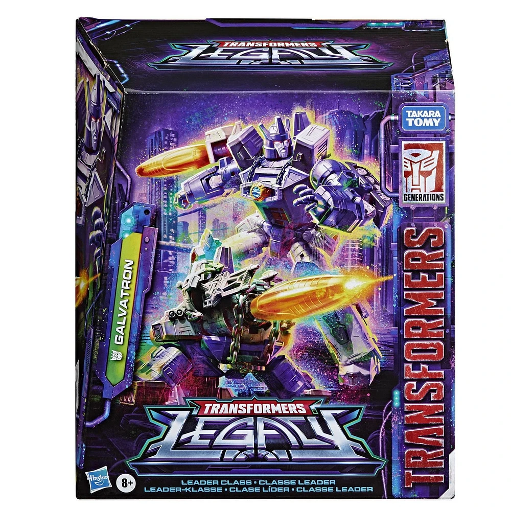 Transformers Generations Legacy Series, figurine Galvatron classe Leader, pour enfants à partir de 8 ans, 19 cm