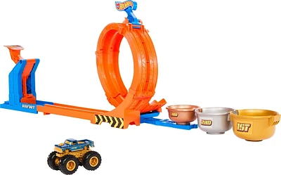 Hot Wheels  Monster Trucks  Défi du Trophée Tournez-et-Renversez Âges 4+