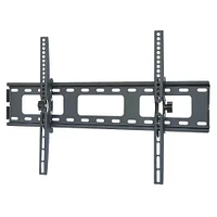 Techly 40" to 65" Tilting TV Wall Mount - Tilt +/-15° - VESA up to 600x400 mm Holds up to 60 kg - Black