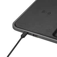 Qi 15W Wireless Charging Valet - Black