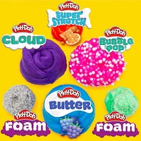 Play-Doh Pâtes à modeler cosmiques variées mélanger et écraser - nuage, beurre, mousse, bulles éclatantes, super étirable